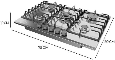 Cecotec Plaque gaz Bolero Squad G 4200S inox 4 foyers