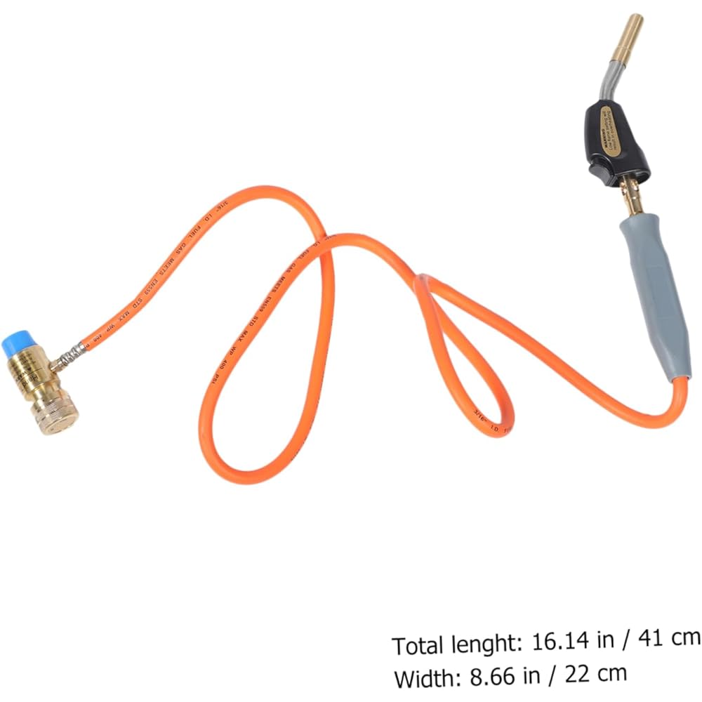 TOPBATHY 2 Ensembles De De Soudage Torche À Gaz Avec Brûleur De Contrôle De Flamme Tête De Torche Torche Au Portable Flamme + Lanceur Torche Au Pour Chauffer : Cuisine et Maison