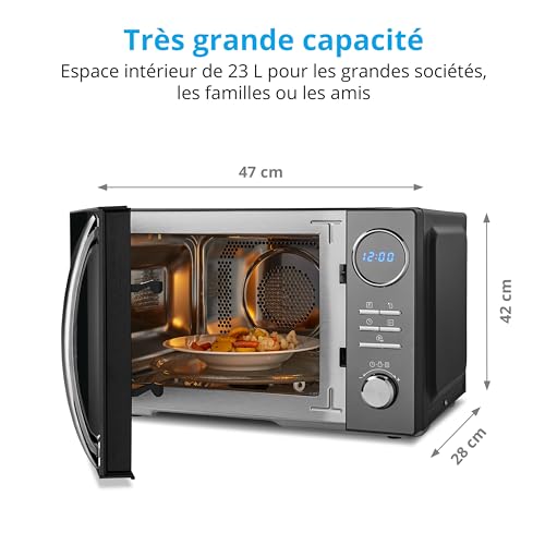 MEDION Micro-ondes combiné gril et convection 23L