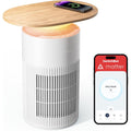 SwitchBot Purificateur D'air Avec Application Et Veilleuse, CADR 400m³/h, Jusqu'à 83㎡, Filtre HEPA Élimine 99.97% Moisissures Poussières, Mode Sommeil 20dB, Mode Animaux Pour Familles Avec Animaux : Cuisine et Maison