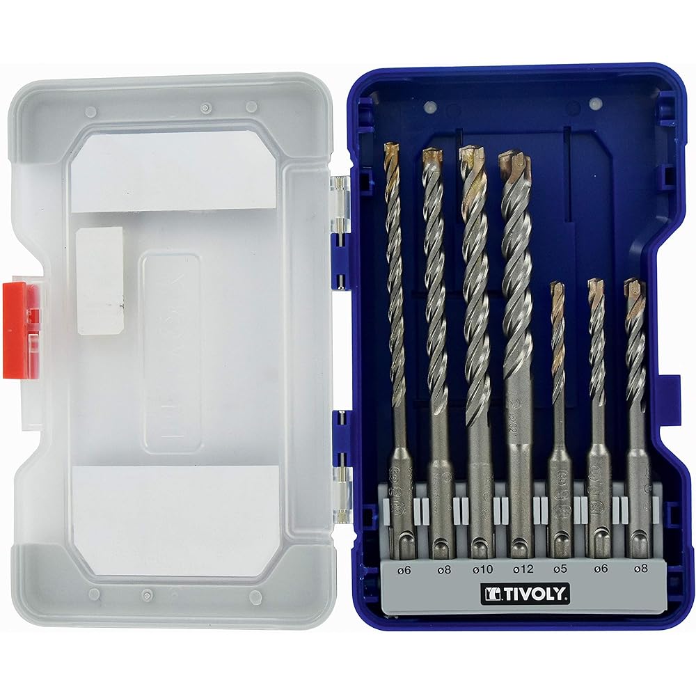 Tivoly 10922770003 Ranger 7 forets SDS+ Master 3 Ø5-6-8mm L110mm ; Ø6-8-10-12mm L160mm : Bricolage
