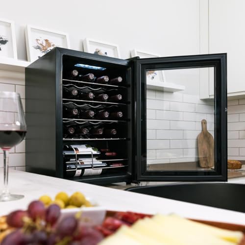 Cecotec Cave à vin Bolero GrandSommelier 2050 Inox 20 bouteilles