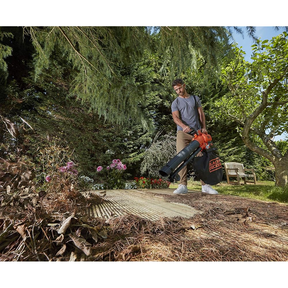 BLACK+DECKER Aspirateur-Souffleur-Broyeur sans fil 36V