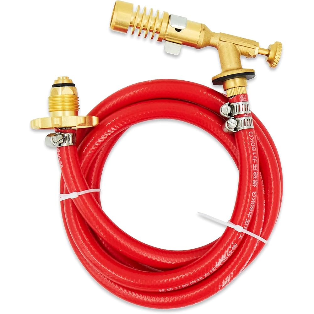 Torche Mapp Chalumeau en laiton avec tuyau et propagation de la flamme : Bricolage