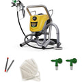 WAGNER Airless Pistolet peinture murales 250 M, laques et lasures, et ver + Control Pro HEA Rallonge de buse pour murs hauts, plafonds et sols, 30 cm, gris : Bricolage