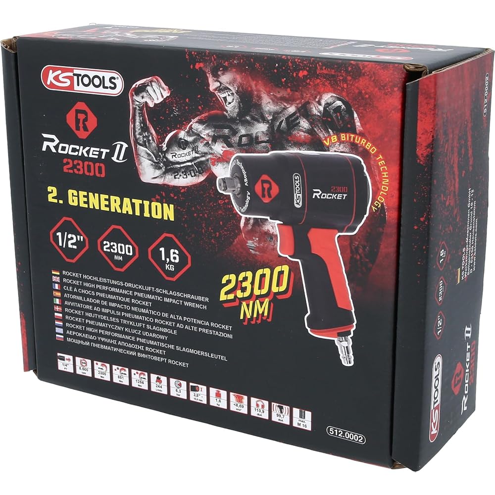 KS Tools Rocket II 512.0002 Visseuse pneumatique 1/2"