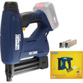 Rapid BTX606 - Agrafeuse Murale P4A 18V, Agrafeuse-Cloueuse Électrique Sans Fil à Batterie, pour Agrafes à Couronne Étroite & Pointes, Bois Dur & Tendre - Batterie Non Incluse (5001505) : Bricolage