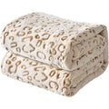 FY FIBER HOUSE Couvertures en Molleton de Flanelle, couvertures moelleuses Douces, Couverture de canapé en Microfibre légère et Confortable/Couverture de canapé Adultes, 230x270cm, léopard Marron : Cuisine et Maison