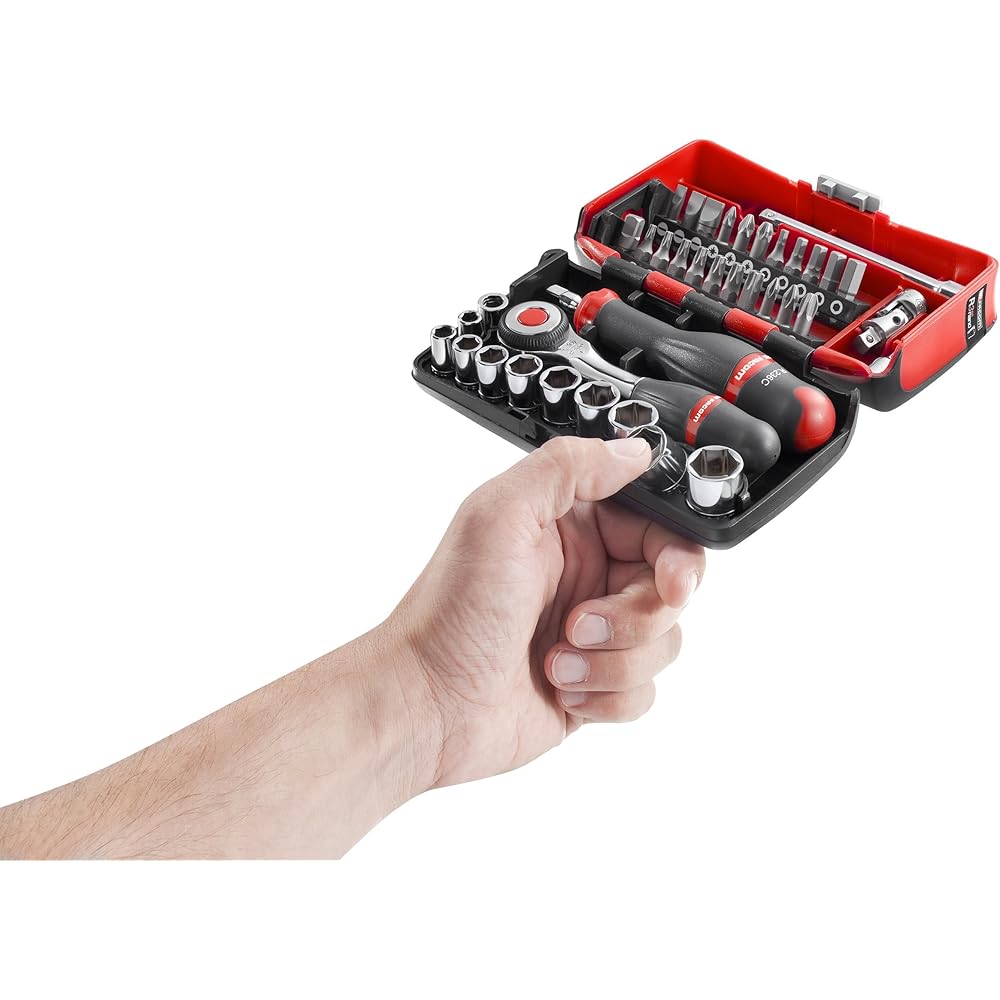 FACOM R360NANO.PG Coffret de serrage 1/4 pouces 38 outils avec étui de clés multiples