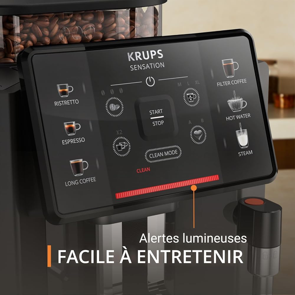 Krups Sensation C50 Expresso broyeur 5 boissons