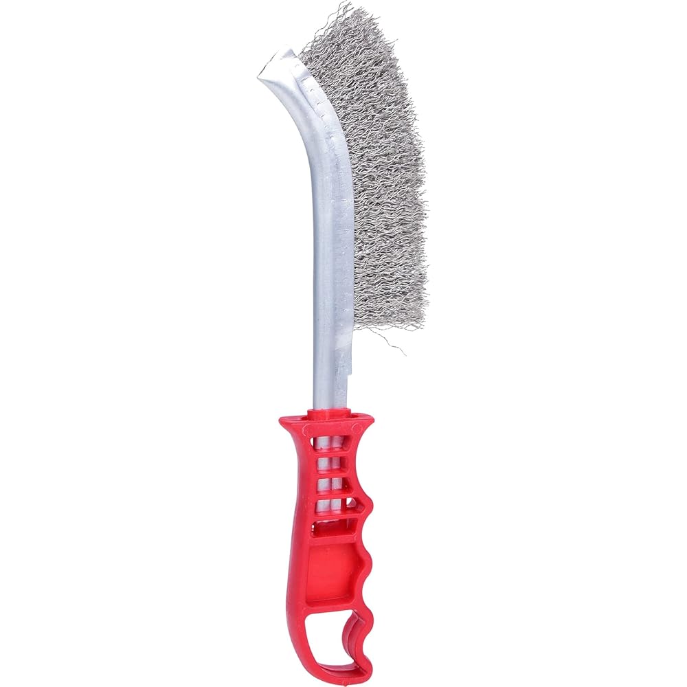 KS TOOLS 917.0779 - Caisse à Outils Complète en Coffret Douille et Accessoires en 1/4", 3/8" et 1/2" & Automobile Et Poids Lourds - Brosse Métallique Pour Frein à Tambour Brins Inox : Bricolage