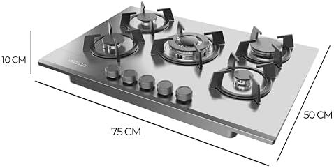 Cecotec Plaque gaz Bolero Squad G 3200S inox