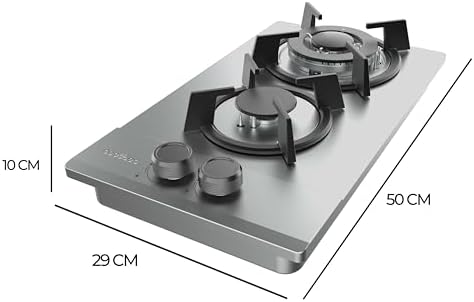 Cecotec Plaque gaz Bolero Squad G 4200S inox 4 foyers