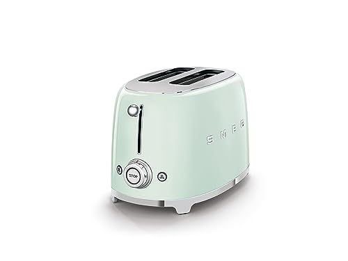 Smeg TSF01PGEU Grille-pain 2 tranches vert