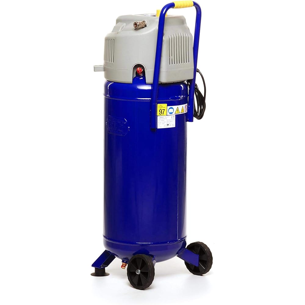 Michelin MVX50/2 Compresseur d'air vertical sans huile cuve 50 L avec manomètre