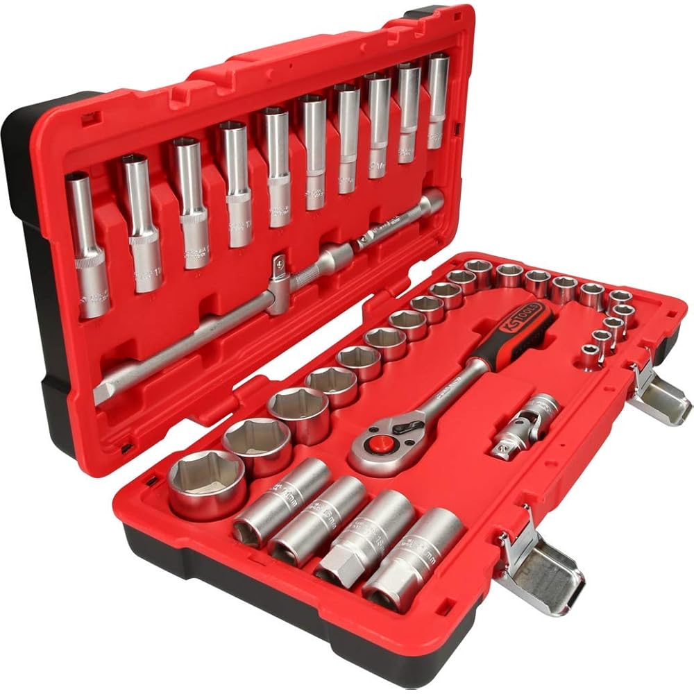 KS Tools 951.0639 Jeu de douilles 1/2" 39 pièces : Bricolage