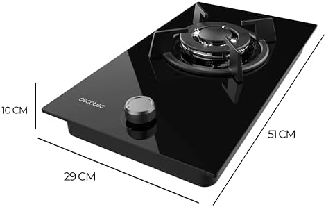 Cecotec Plaque gaz Bolero Squad G 4200S inox 4 foyers