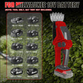 Hedge Brushless Taille Haie Batterie Compatible avec Milwaukee 18V M18 Cisailles à arbustes électriques Sculpte Haie et Taille Herbes sans Fil Taille Haie Electrique Cisaille à Gazon (sans Batterie) : Jardin