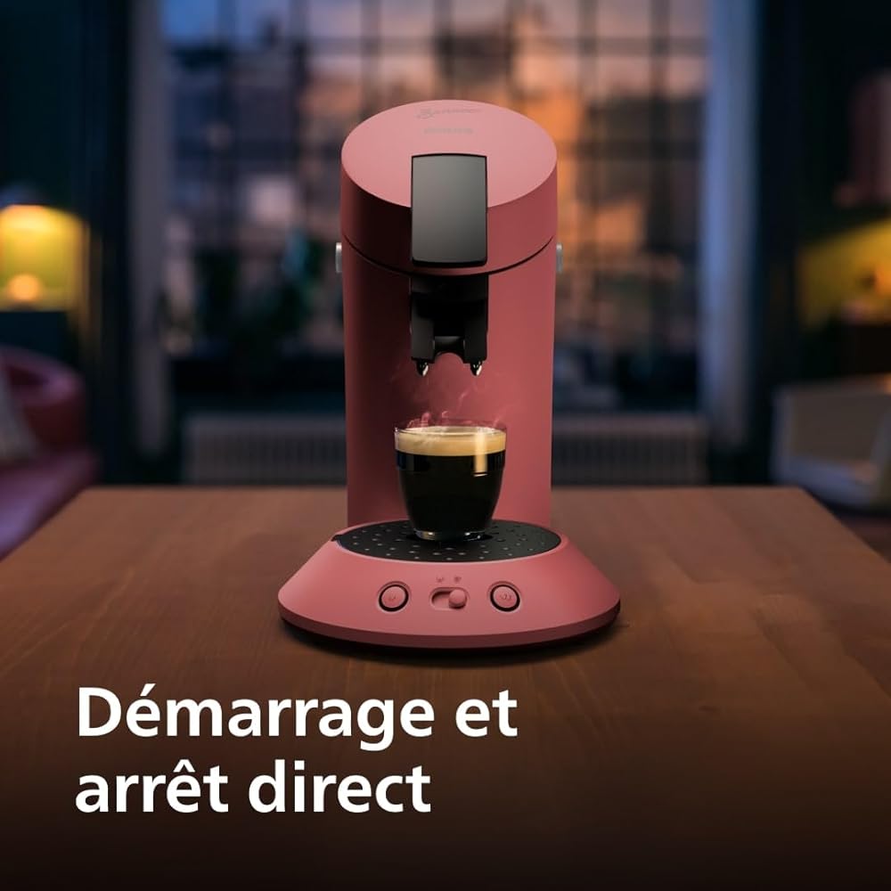 Philips Machine à Café SENSEO Original+ CSA210/35 Rouge