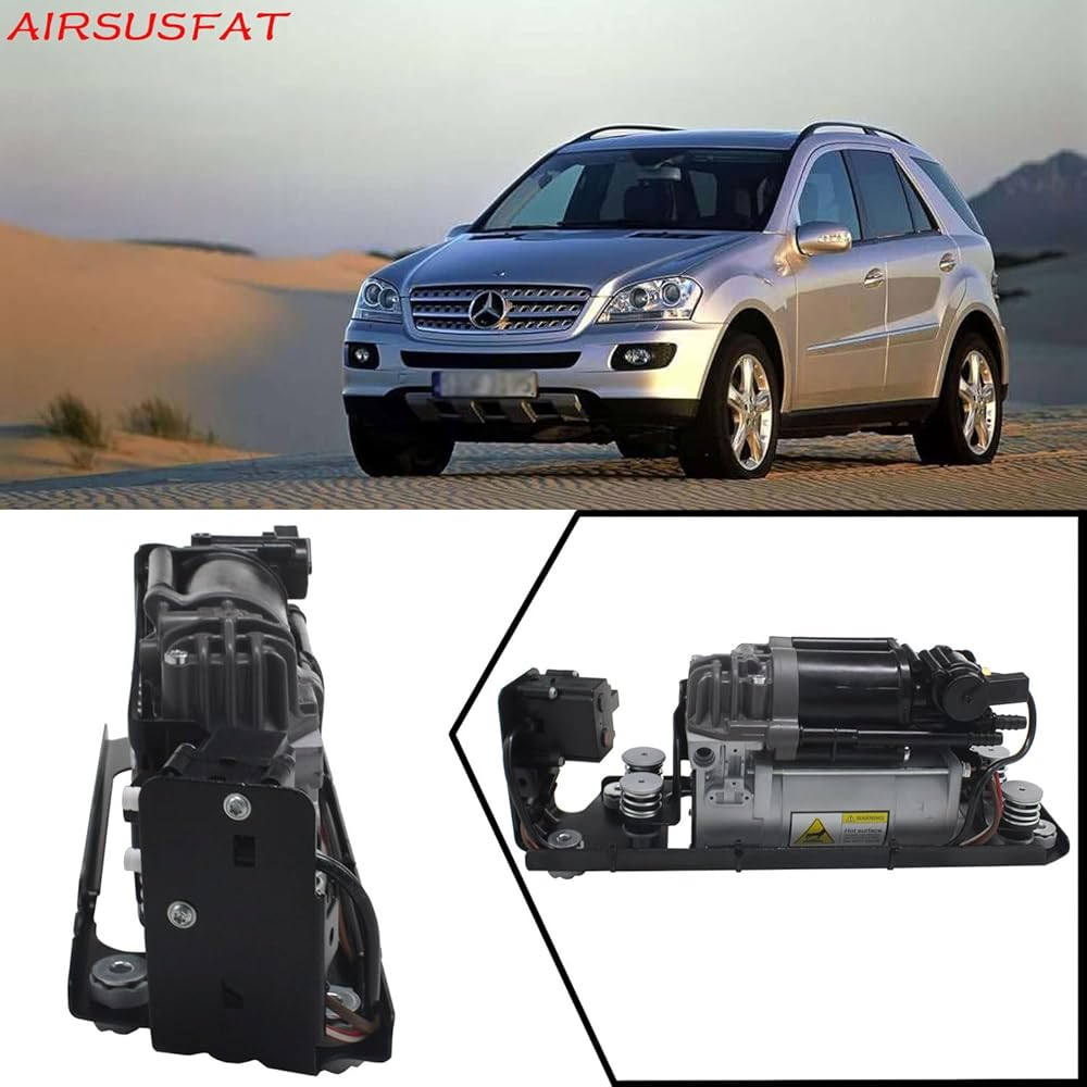 AIRSUSFAT Compresseur de suspension pneumatique avec support et bloc de valve pour BMW Série 7 F02 F11 37206784137, 37206789165, 37206789450 37206794465, 37206864215 : Auto et Moto
