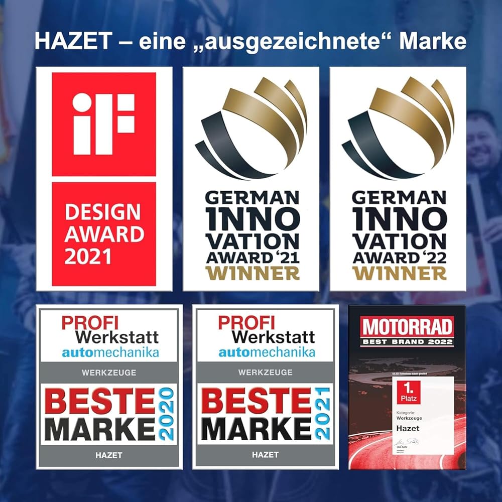 HAZET Smartcase Jeu d'embouts 2200SC-3 I 96 pièces, entraînement : 1/4 pouce, un maximum d'outils dans un minimum d'espace pour une meilleure vue d'ensemble I Jeu d'outils pliable : Bricolage