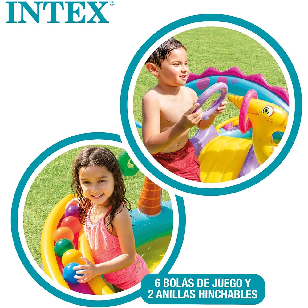 Intex Aire de jeux gonflable Dinoland 57135NP