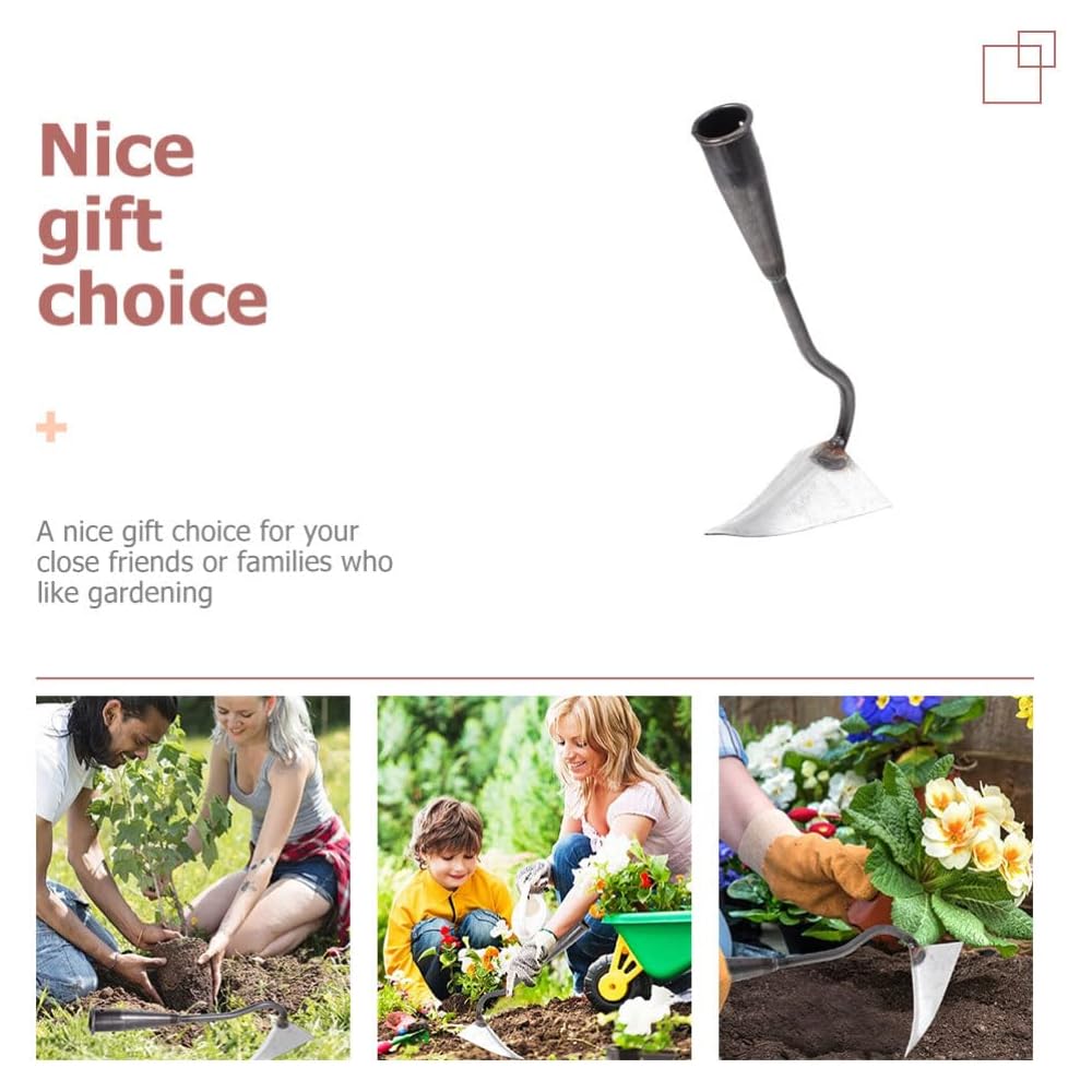 Triangle Hack Garden Edger Japonais Jardinage Désherbeur Triangle Lame Hachoir Durable Outil à Main Plantation Hachoir Manuel Outil de Désherbage Vivant Outil de jardinage Excavatrice de fer pointue : Jardin