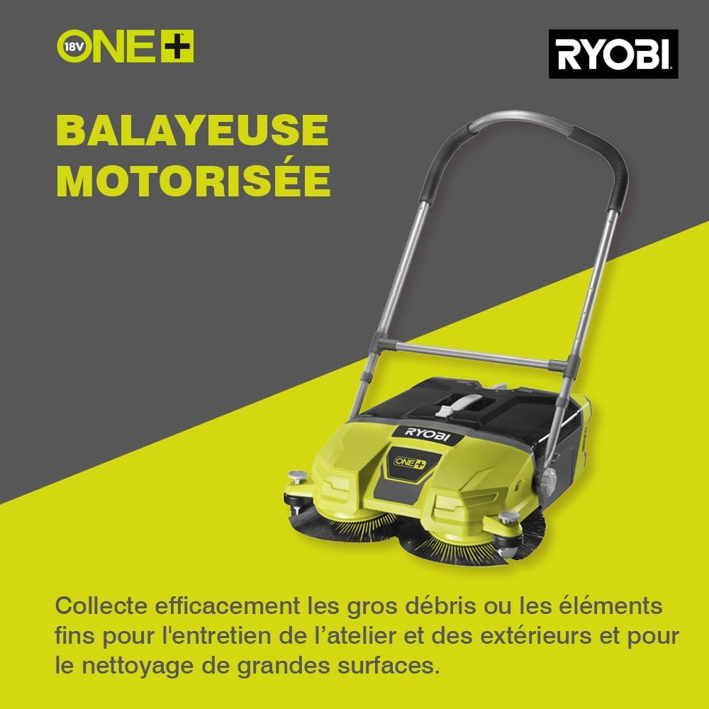 RYOBI Balayeuse motorisée 18V 53cm
