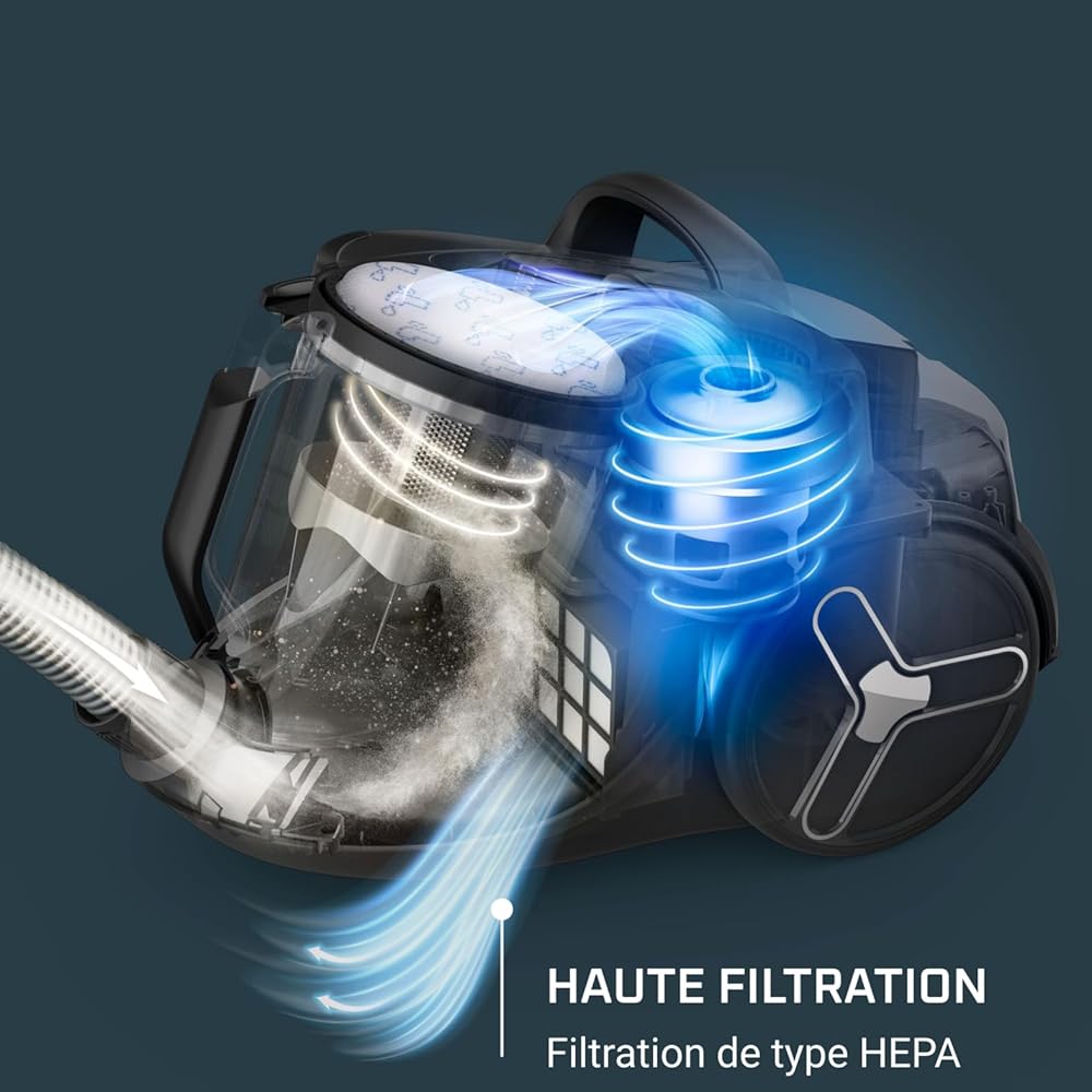 Rowenta Silence Force Cyclonic Aspirateur sans sac,  Aspirateur traineau,  Performant
