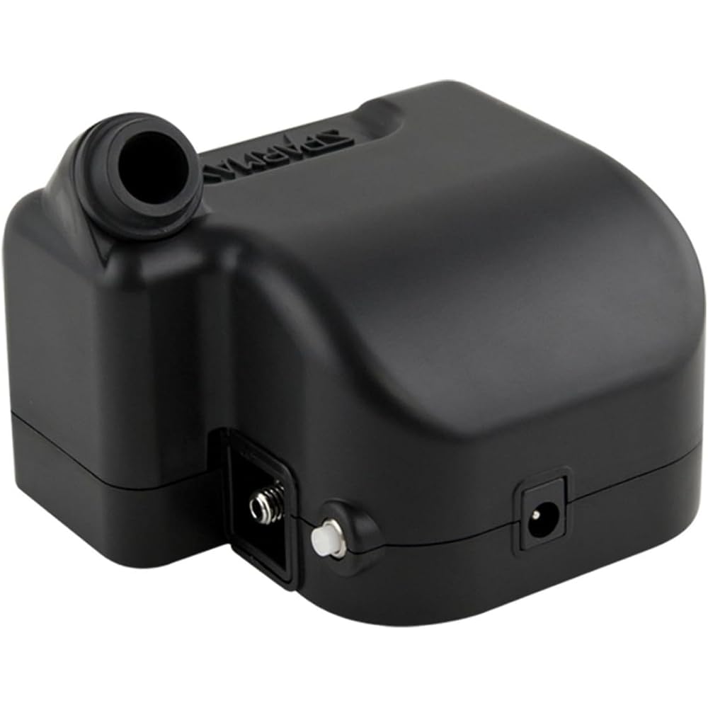 SPARMAX DC25 X Mini Compresseur, Noir, 9,5 x 8,7 x 5,8 cm : Bricolage