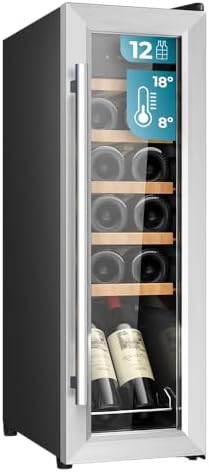Cecotec Cave à vin Bolero GrandSommelier 2050 Inox 20 bouteilles