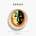 Assiette à Petit-Déjeuner Serax | Vaisselle Feast par Ottolenghi | 4 Assiettes à Dessert | Service de Table en Grès aux Couleurs Assorties | Vaisselle pour Dîner à la Maison, Fête, Noël : Cuisine et Maison