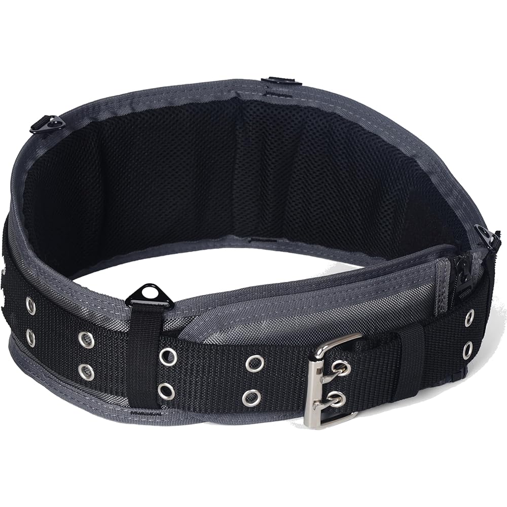 Ceinture à outils, ceintures à outils pour homme avec bretelles et pochette à outils magnétique. Ceinture robuste pour charpentier/outils de construction. : Bricolage