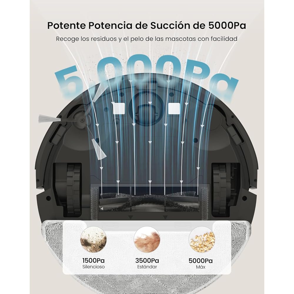 Vexilar Cleanova W11 Robot aspirateur 5000 Pa avec vidange