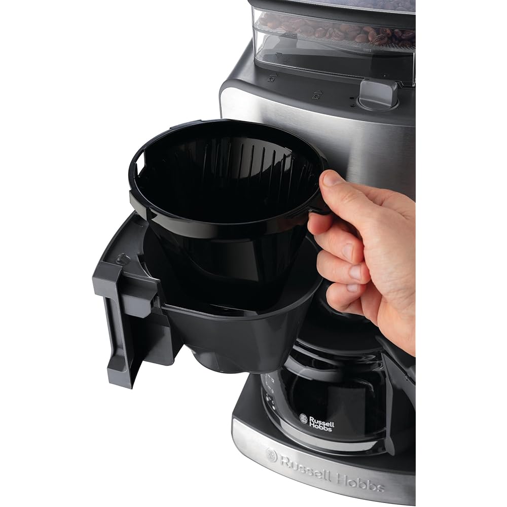 Russell Hobbs Grind&Brew Cafetière à grain programmable