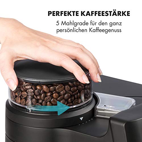 Klarstein Aromatica II Cafetière filtre avec broyeur