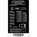 Wera 05150111001 Insert en mousse 9721, jeu de cliquet 8000 B Zyklop 3/8" 1, 23 pièces Noir-vert : Bricolage