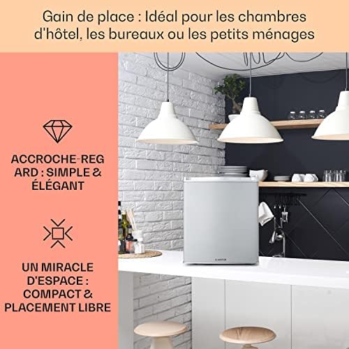 Klarstein Mini frigo de chambre 30L silencieux, réglable 5-15°C