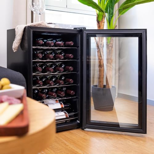 Cecotec Cave à vin Bolero GrandSommelier 2050 Inox 20 bouteilles