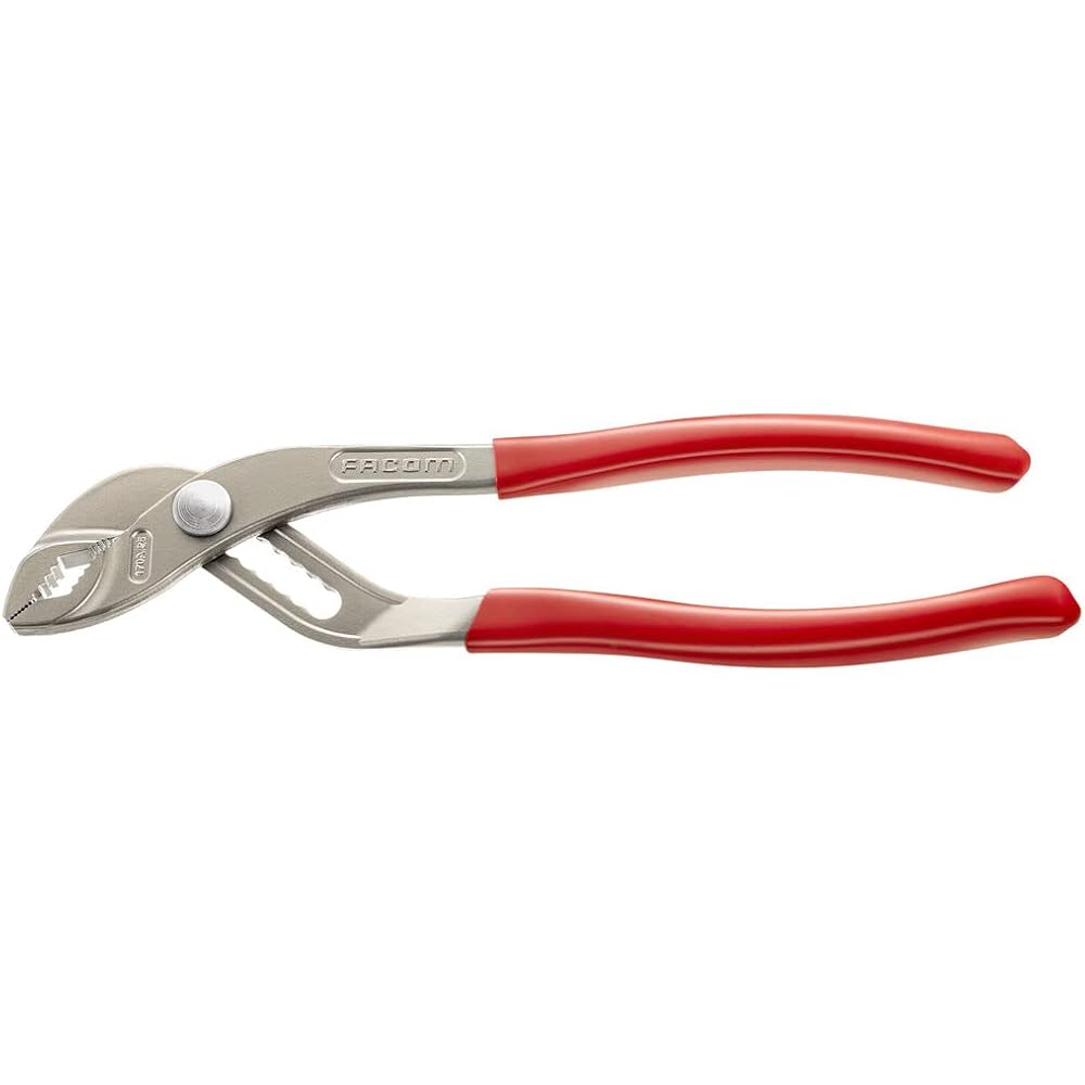 Högert HT1R462 Coffret à outils – Jeu de douilles tournevis à cliquet – Noir/bleu 1/4" & FACOM-Pinces 170A.25 Pinces Multiprises Standard 25 mm : Bricolage