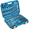 Högert Technik - Kit d'outils I Clé à douille, embouts et accessoires I Acier allié Cr-V de haute qualité I Forgé I Mécanisme à cliquet avec 72 cliquets de verrouillage I HT1R444-222 pièces : Bricolage