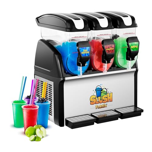 Royal Catering Machine à granitas 3x15L professionnelle