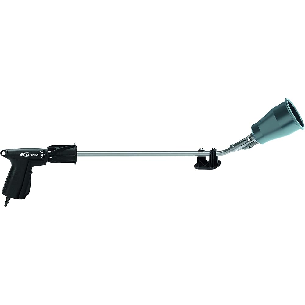 Express, 75101, Chalumeau Piezo Étancheur Titane R, composé d'une Lance de 150 kW réf. 150R L 400mm et d'une Poignée Sécurité avec Gâchette Piezo et Raccord Rapide, Livré en Valisette : Bricolage