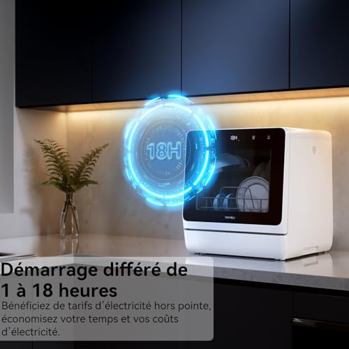 Hermitlux Mini lave-vaisselle de table 5 couverts