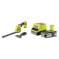 RYOBI - Cisaille à Gazon/Sculpteur de Végétaux 18V One+ - Idéal Entretien et des Petits Arbustes - Vendu sans Batterie ni Chargeur - RY18GSA-0 & 5133002237 Batterie d'outillage 18 V 2,5 Ah : Jardin