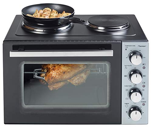 Bestron Cuisinière électrique avec four et plaques 3200W