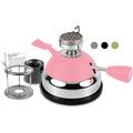 BLUEFIRE Mini brûleur au butane pour siphons de table avec support de four et support de montage en céramique, tête de chalumeau, portable, cuisinière à café, cafetière, soupière, fondue : Cuisine et Maison