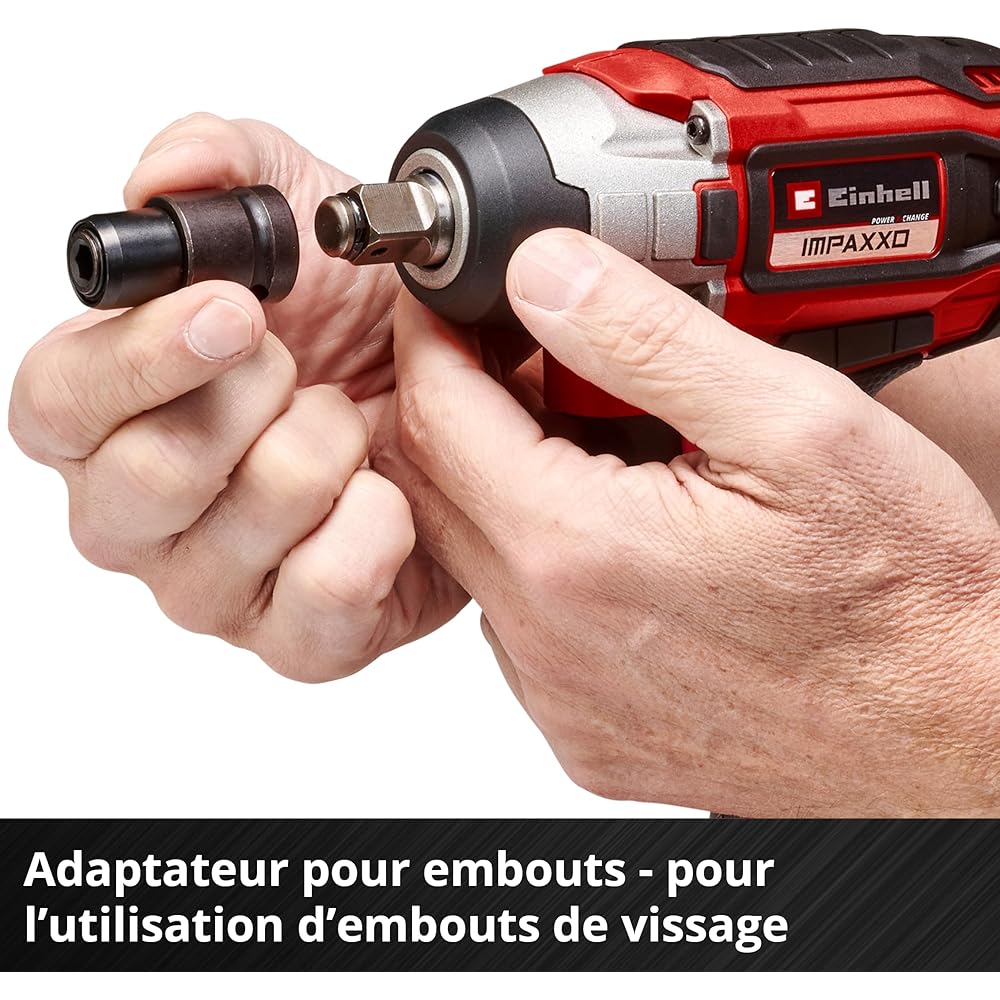 Einhell Professional Boulonneuse sans fil IMPAXXO 18/230 Power X-Change (18 V, 230 Nm, moteur sans charbon) Livré sans Batterie ni Chargeur : Bricolage
