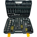 Nemura Coffret cles et douilles de 172 pcs - coffret cliquet 1/4",1/8" et 1/2" - Réversible avec Verrouillage - Chrome Vanadium - Coffret Robuste - Qualité professionnelle - Marque Française : Bricolage