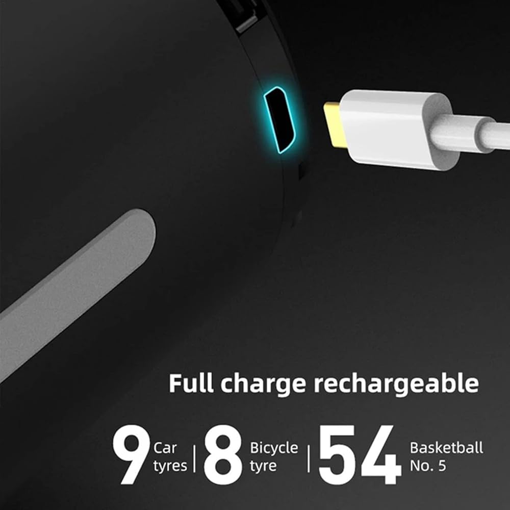 Boyuan Compresseur d'air Portable, gonfleur de Pneu sans Fil 150 PSI, Batterie Rechargeable 4000 mAh avec écran Tactile LCD, Pompe à vélo Portable, pour Voiture, Moto, Balle et Autres gonflables : Auto et Moto